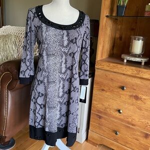 NWT Snake print dress